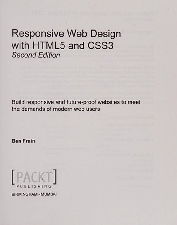 Responsive Web Design With Html5 And CSS3 - Second Edition-..