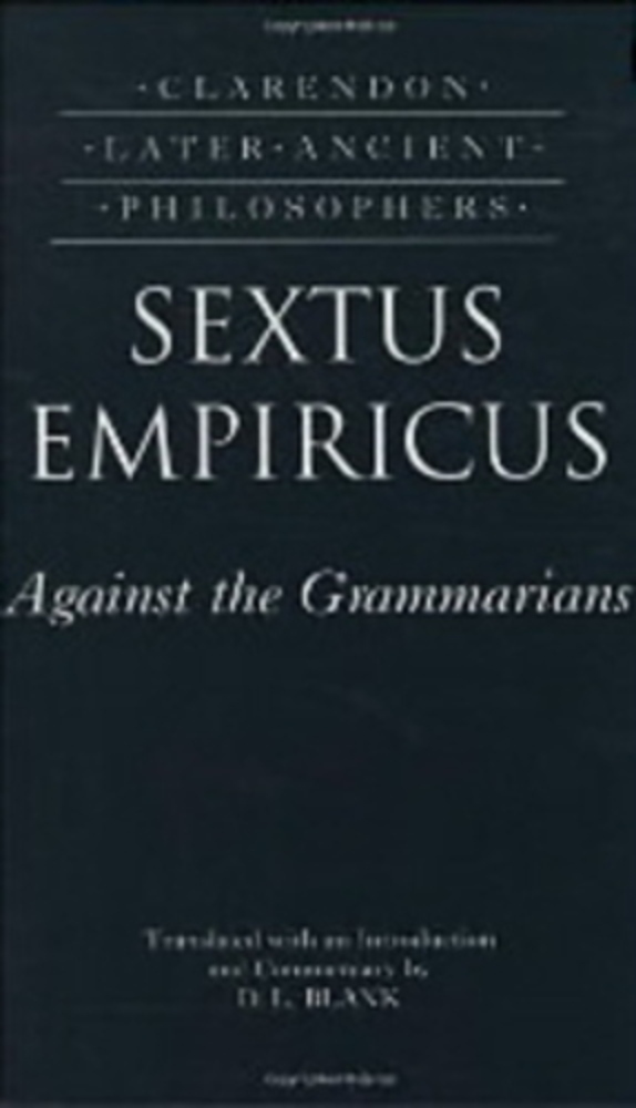 Sextus Empiricus - Against The Grammarians-..