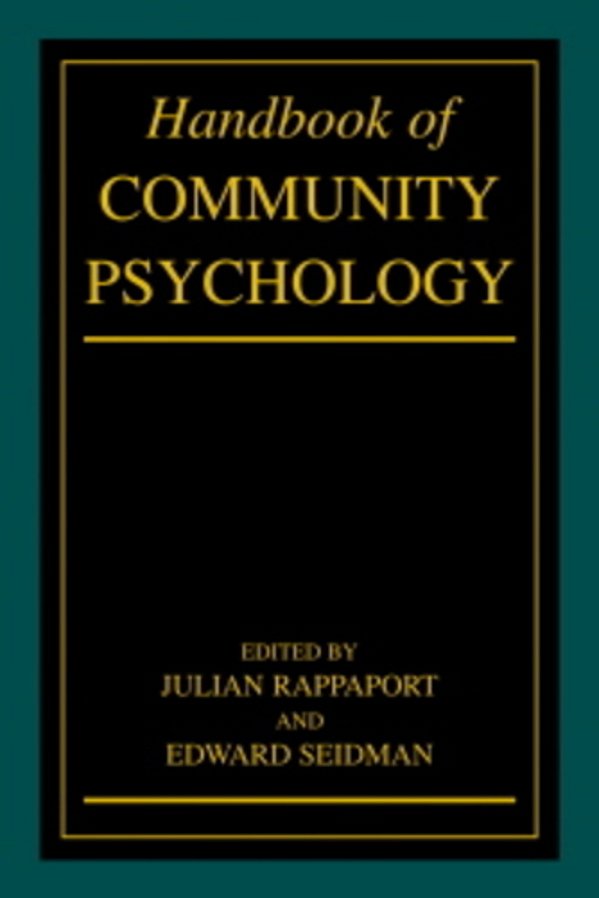 Handbook Of Community Psychology-..