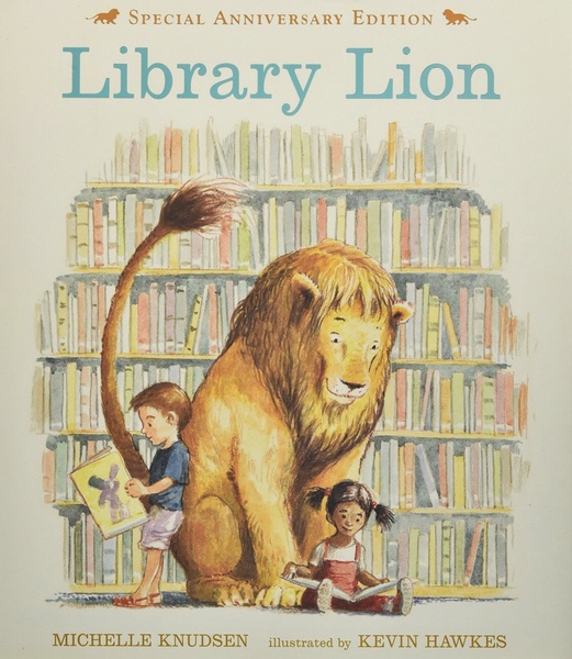The Library Lion-..