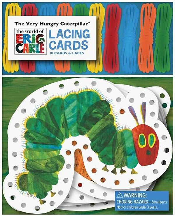 The Very Hungry Caterpillar Lacing Cards-..