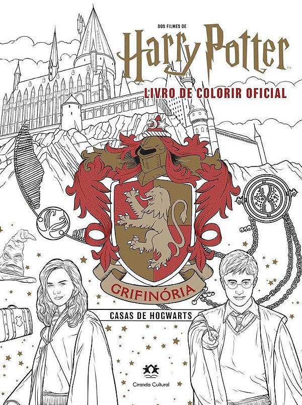 Harry Potter Casas De Hogwarts - Grifinória - Livro De Colorir Oficial