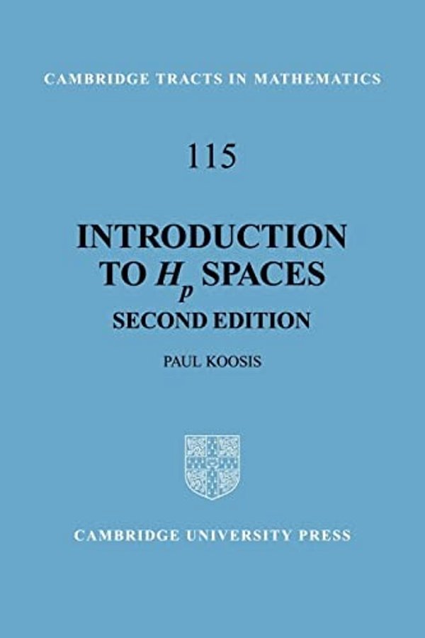 Introduction To Hp Spaces (Cambridge Tracts In Mathematics)-..