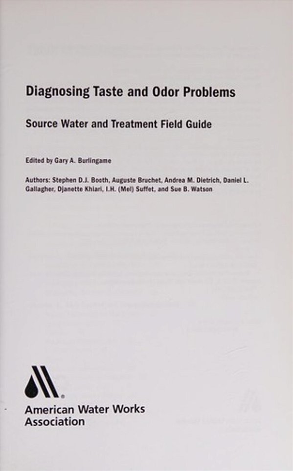 Diagnosing Taste And Odor Problems Field Guide-..