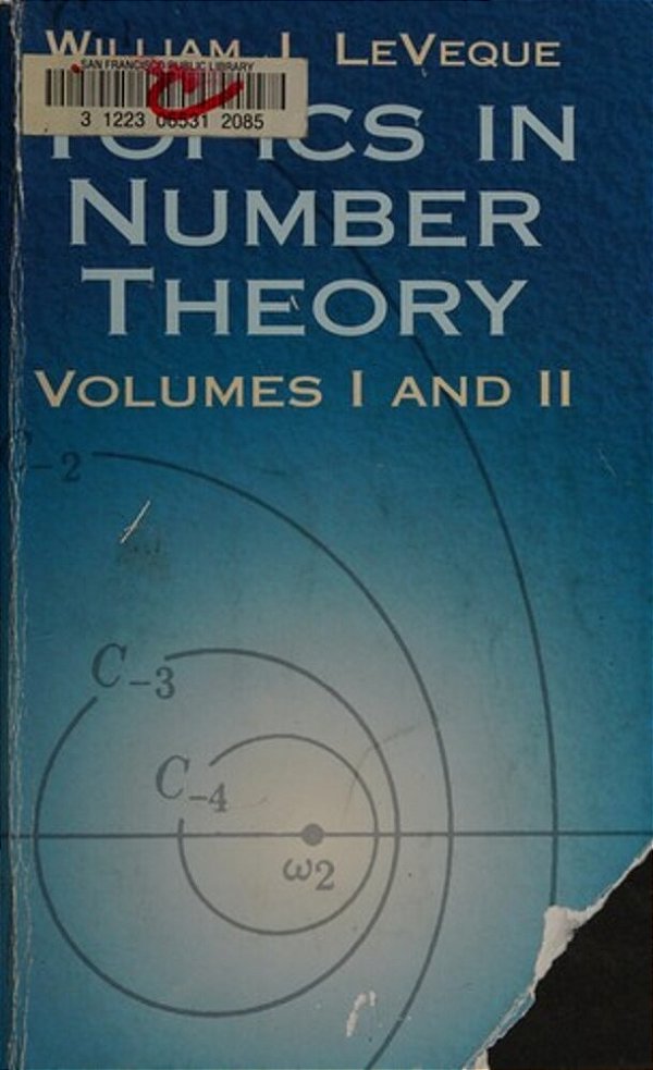 Topics In Number Theory, Volumes I And II-..
