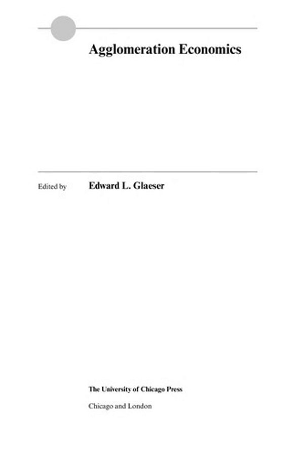 Agglomeration Economics-..