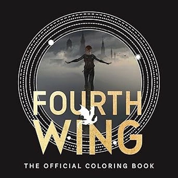 Fourth Wing: The Official Coloring Book-..