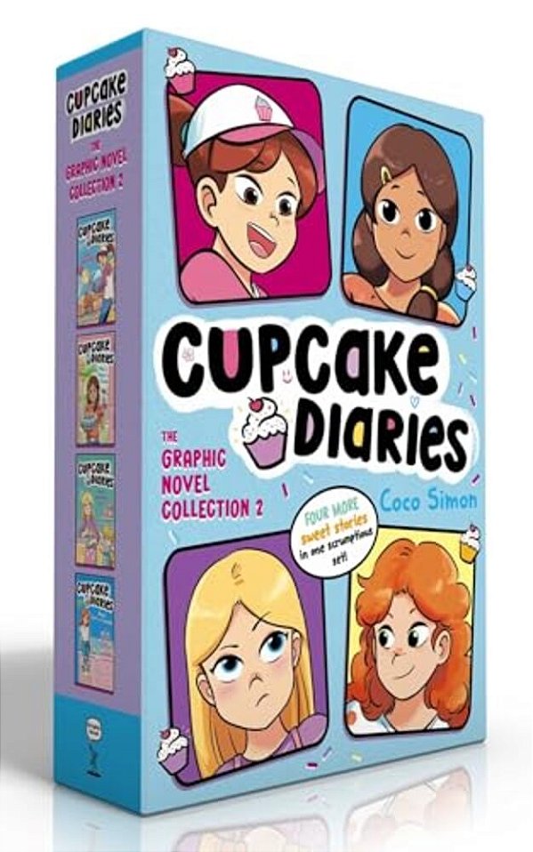 Cupcake Diaries The Graphic Novel Collection 2 (Boxed Set): Katie, Batter Up! Graphic Novel/Mia's Baker's Dozen Graphic Novel/Emma All Stirred Up! Gra-..