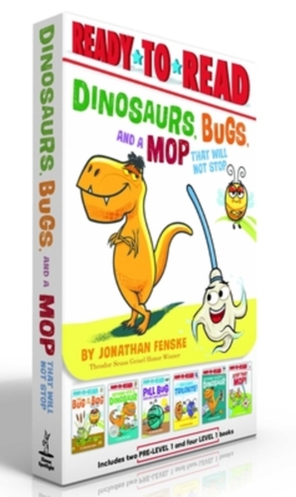Dinosaurs, Bugs, And A Mop That Will Not Stop (Boxed Set): The Bug In The Bog; Nothing Fits A Dinosaur; Pill Bug Does Not Need Anybody; Try A Bite, Tr-..
