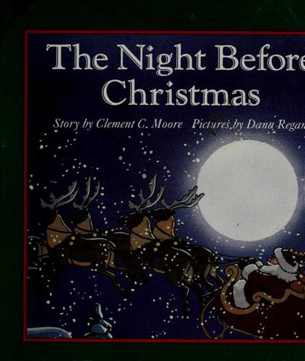 The Night Before Christmas Board Book: A Christmas Holiday Book For Kids-..
