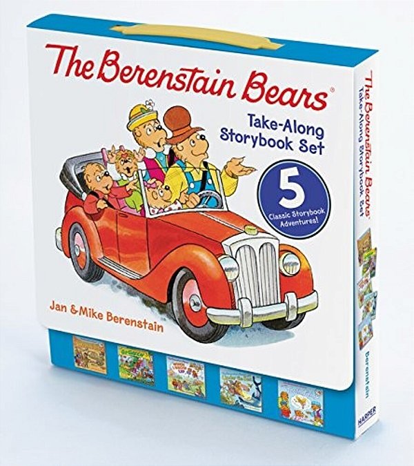 The Berenstain Bears Take-Along Storybook Set: Dinosaur Dig, GO Green, When I Grow Up, Under The Sea, The Tooth Fairy-..