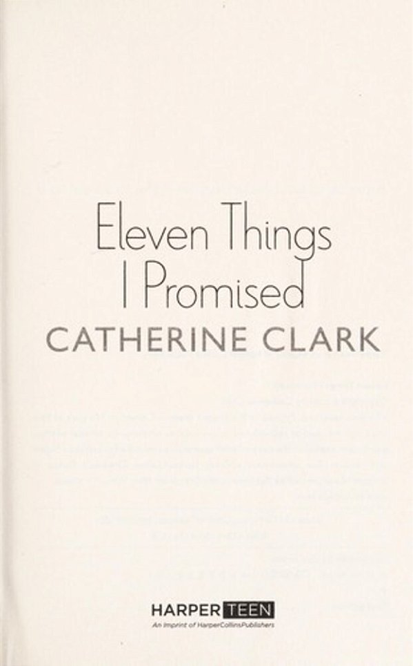 Eleven Things I Promised-..