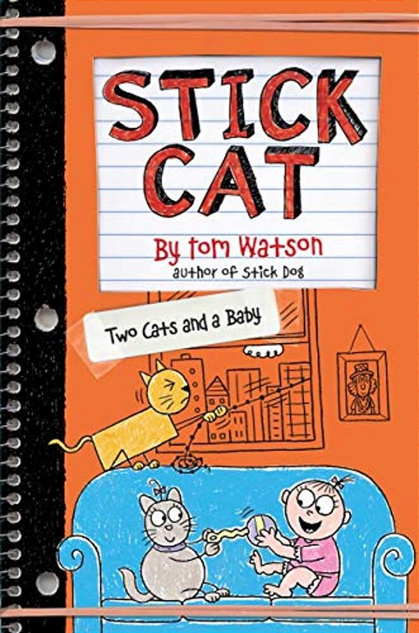 Stick Cat: Two Cats And A Baby-..