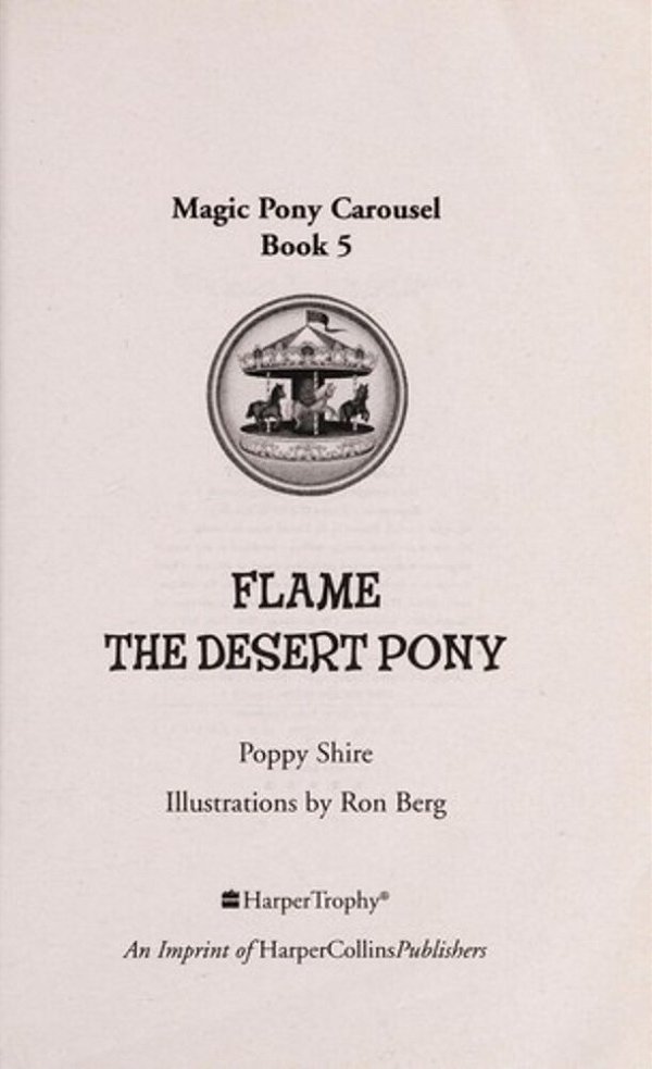 Magic Pony Carousel #5: Flame The Desert Pony-..