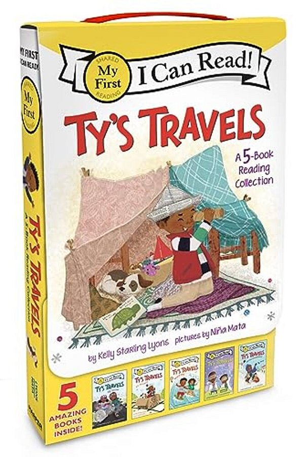 Ty's Travels: A 5-Book Reading Collection: Zip, Zoom!, All Aboard!, Beach Day!, Lab Magic, Winter Wonderland-..