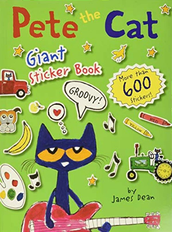 Pete The Cat Giant Sticker Book-..