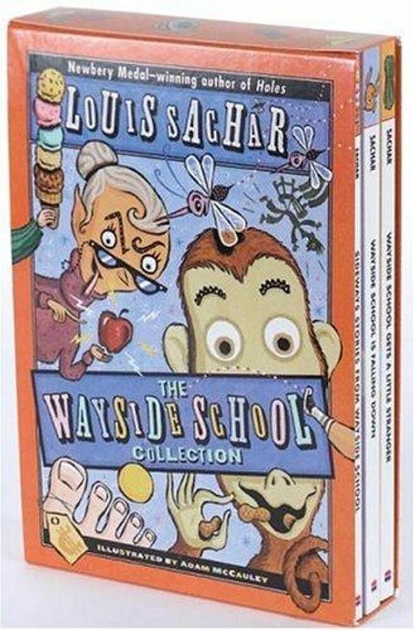 The Wayside School 3-Book Box Set: Sideways Stories From Wayside School, Wayside School Is Falling Down, Wayside School Gets A Little Stranger-..