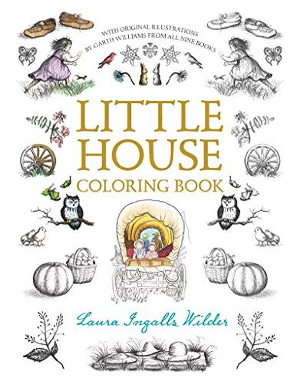 Little House Coloring Book: Coloring Book For Adults And Kids To Share-..