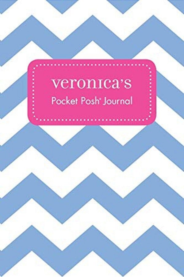 Veronica's Pocket Posh Journal, Chevron-..