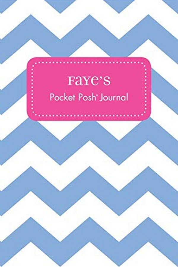 Faye's Pocket Posh Journal, Chevron-..