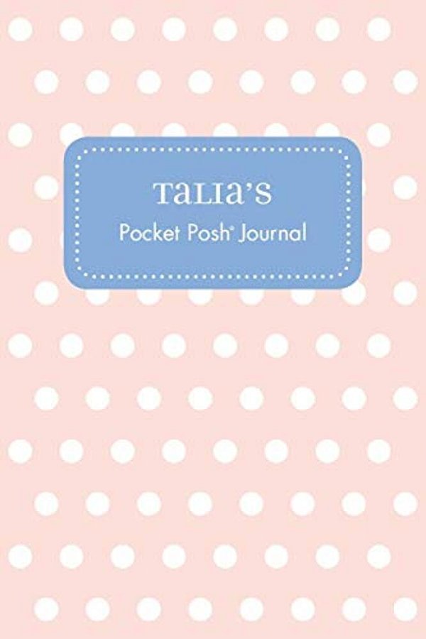 Talia's Pocket Posh Journal, Polka Dot-..