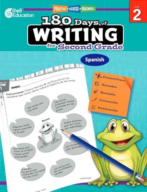 180 Days(tm) Writing For Second Grade: Practice, Assess, Diagnose-..