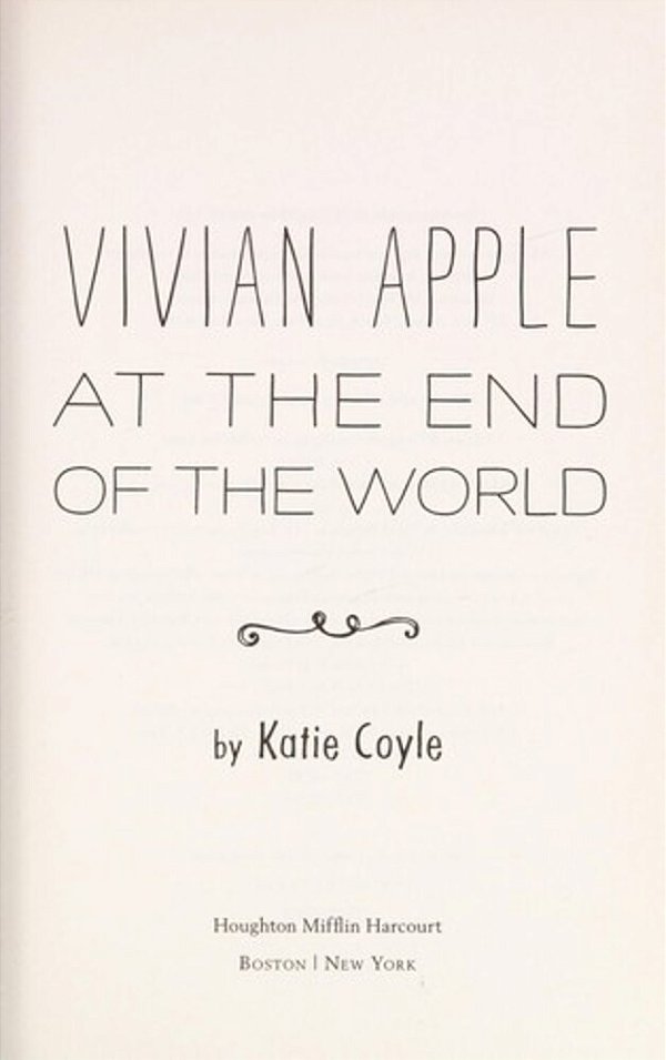 Vivian Apple At The End Of The World-..