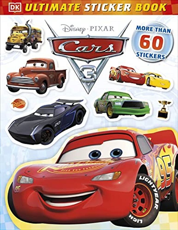 Ultimate Sticker Book: Disney Pixar Cars 3-..