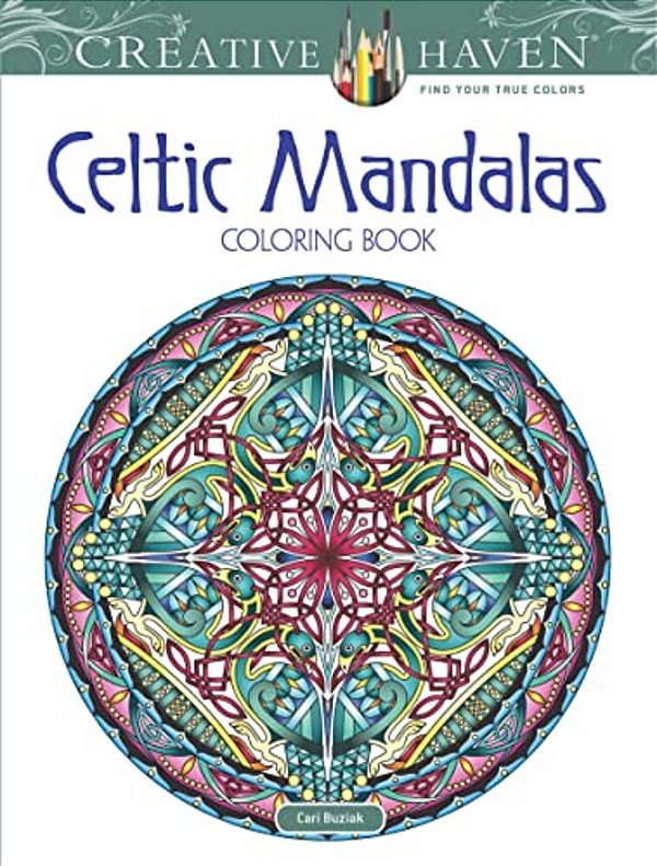 Creative Haven Celtic Mandalas Coloring Book-..