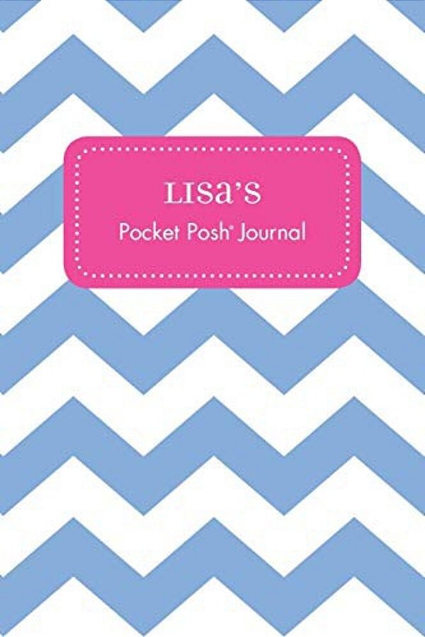 Lisa's Pocket Posh Journal, Chevron-..