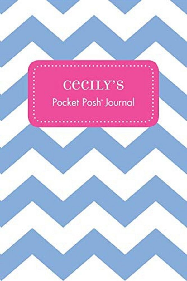 Cecily's Pocket Posh Journal, Chevron-..
