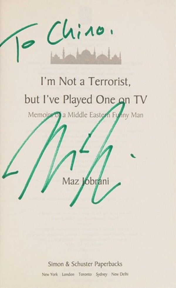 I'm Not A Terrorist, But I'Ve Played One On Tv: Memoirs Of A Middle Eastern Funny Man-..