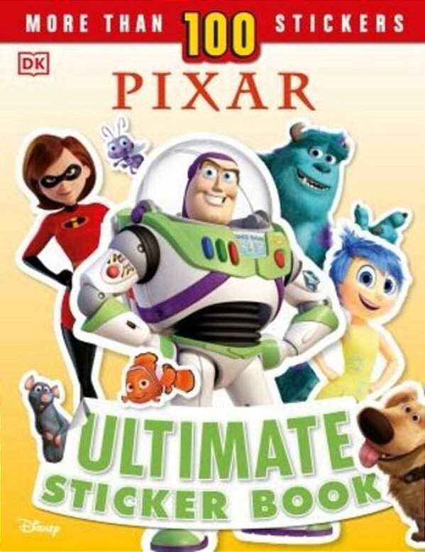 Disney Pixar Ultimate Sticker Book, New Edition-..