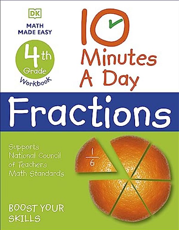 10 Minutes A Day Fractions, 4Th Grade-..