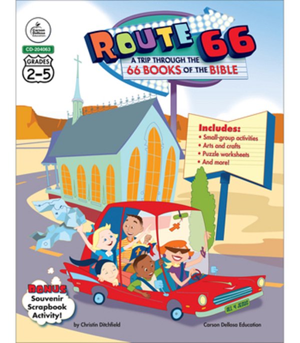 Route 66: A Trip Through The 66 Books Of The Bible, Grades 2 - 5-..