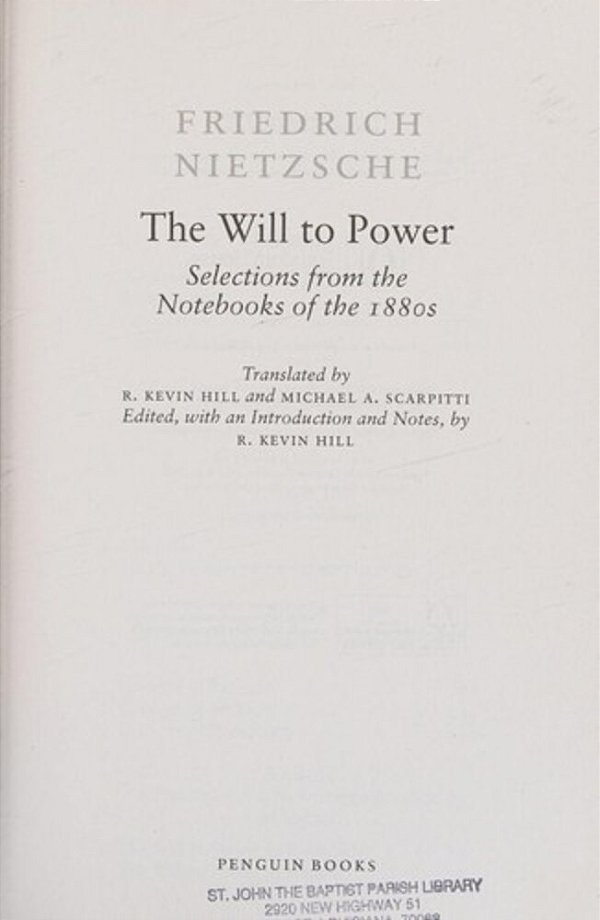 The Will To Power-..