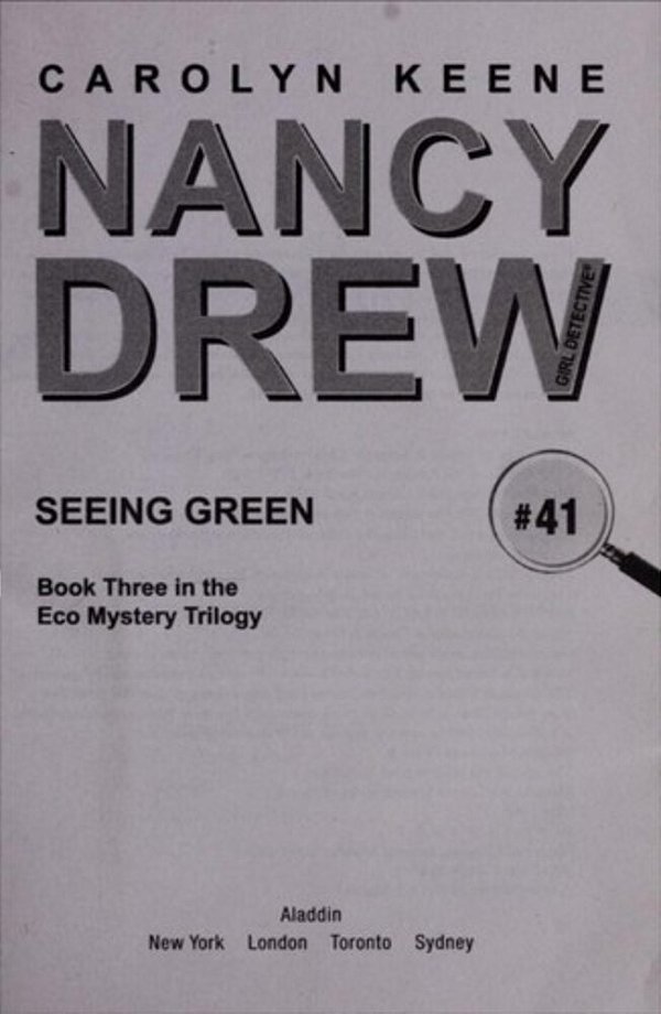 Seeing Green: Book Three In The Eco Mystery Trilogy-..