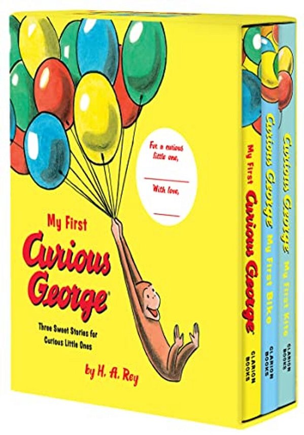 My First Curious George 3-Book Box Set: My First Curious George, Curious George: My First Bike, Curious George: My First Kite-..