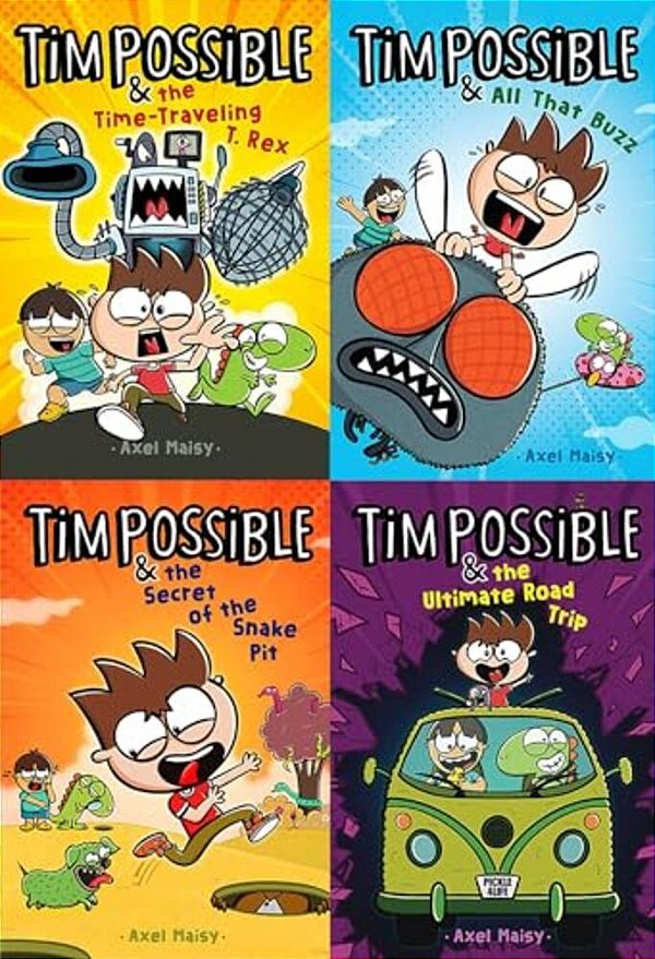 Tim Possible Out-Of-this-world Collected Set: Tim Possible & The Time-Traveling T. Rex; Tim Possible & All That Buzz; Tim Possible & The Secret Of The-..