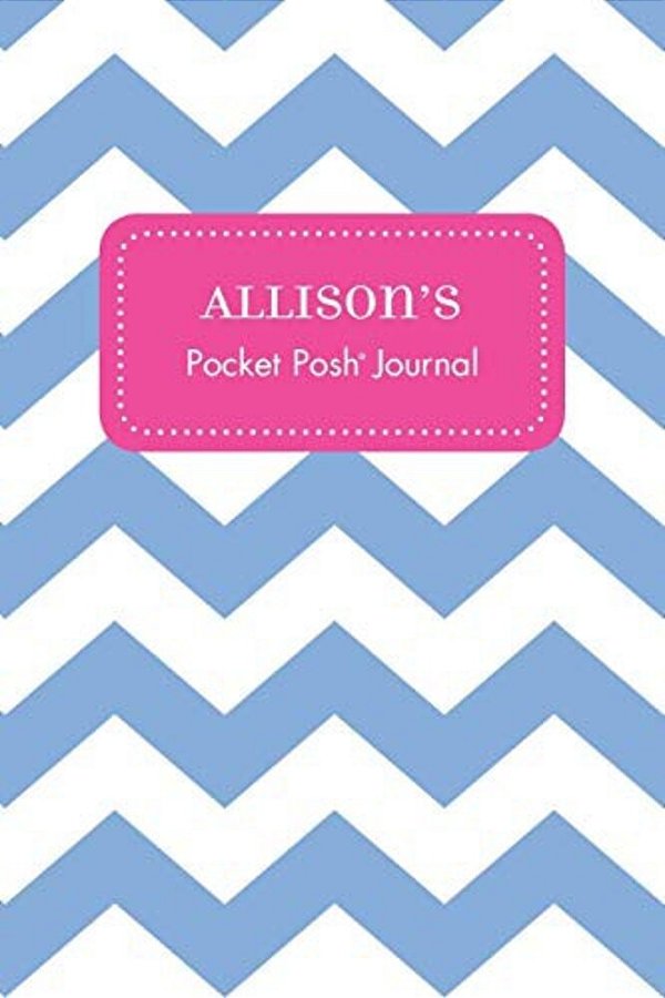 Allison's Pocket Posh Journal, Chevron-..