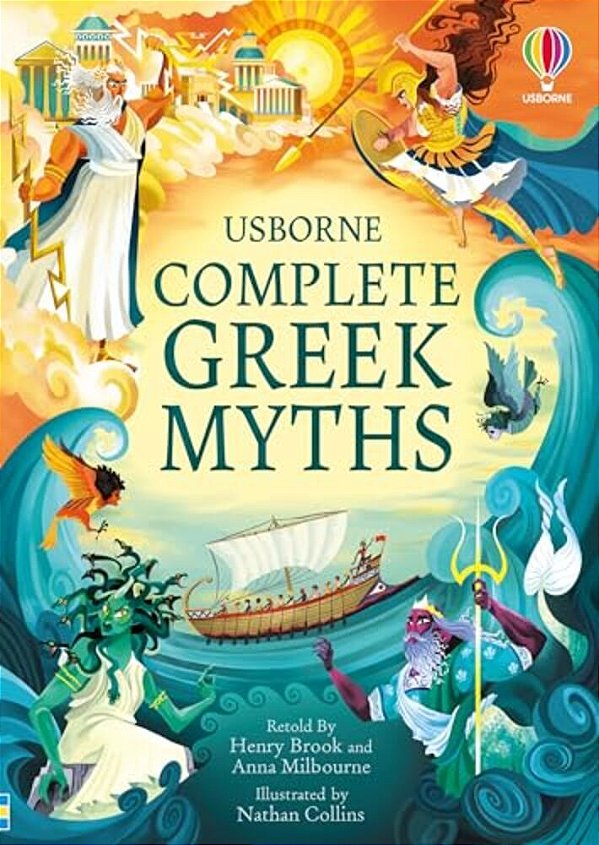 Complete Greek Myths: An Illustrated Book Of Greek Myths-..
