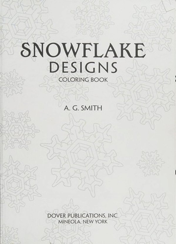 Creative Haven Snowflake Designs Coloring Book-..