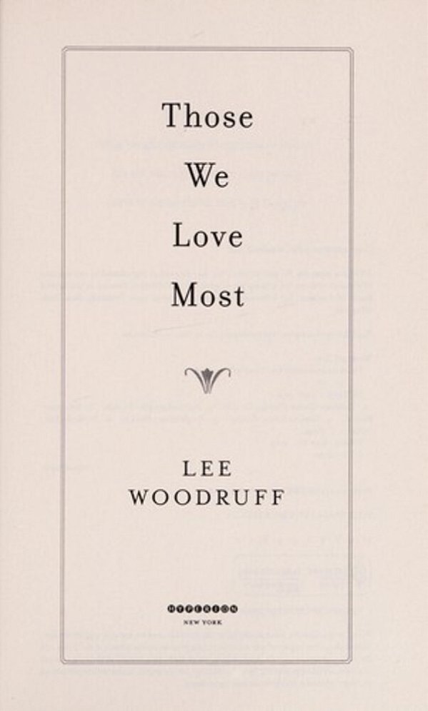 Those We Love Most-..