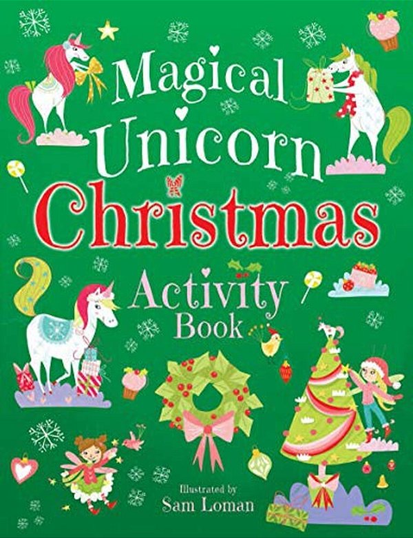 Magical Unicorn Christmas Activity Book-..
