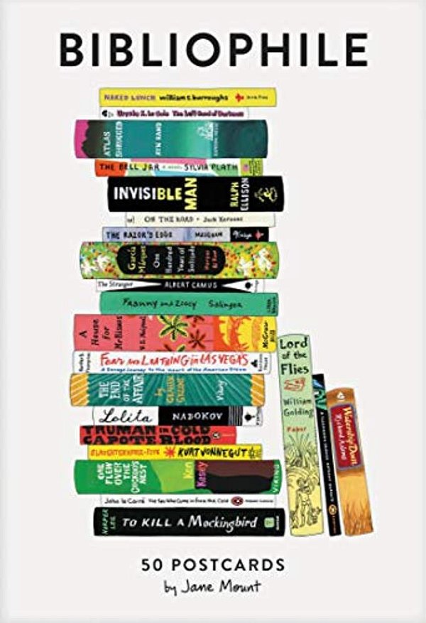Bibliophile: 50 Postcards: (Literary Postcards, Stationery Gift For Book Lovers)-..