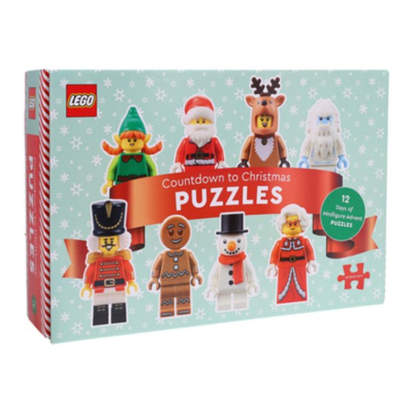 Lego Countdown To Christmas Puzzles: 12 Days Of Minifigure Advent Puzzles-..