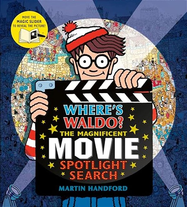 Where's Waldo? The Magnificent Movie Spotlight Search: (A Hidden Object Search-And-find Puzzle Book With A Magic Flashlight To Reveal The Picture - A-..