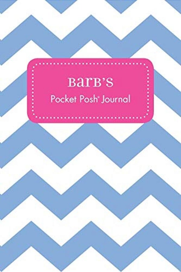Barb's Pocket Posh Journal, Chevron-..