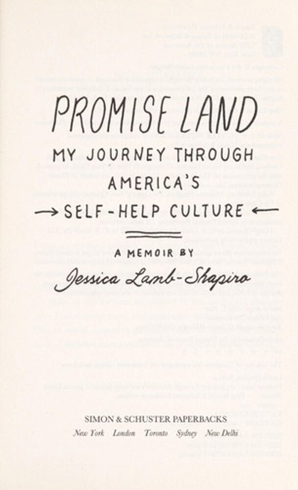 Promise Land: My Journey Through America's Self-Help Culture-..