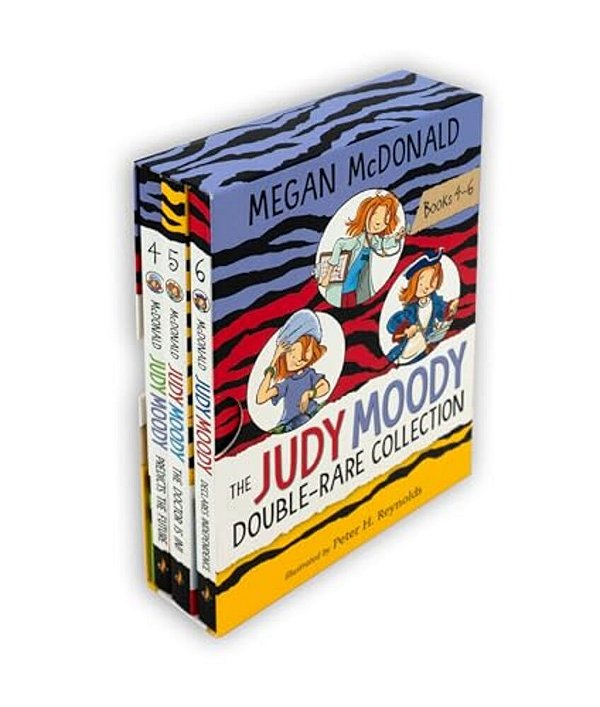 The Judy Moody Double-Rare Collection: Books 4-6 (Box Set Of Three Illustrated Chapter Books For Young Readers)-..